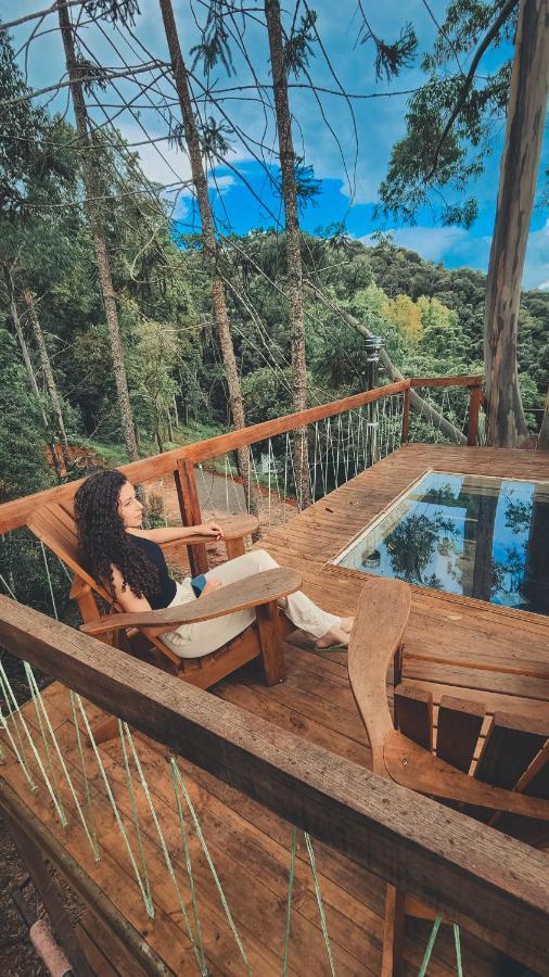 Cabana Da Arvore - Forestplace มงชิแวร์จิ ภายนอก รูปภาพ
